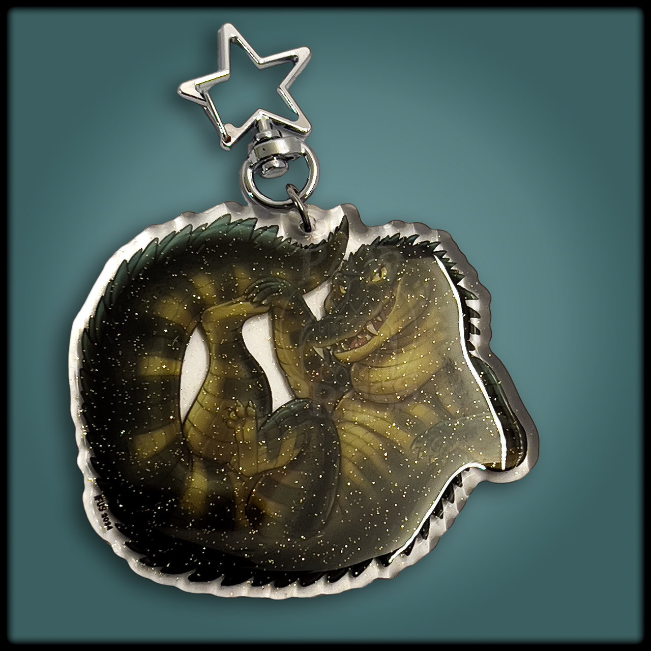 Gator Keychain Charm