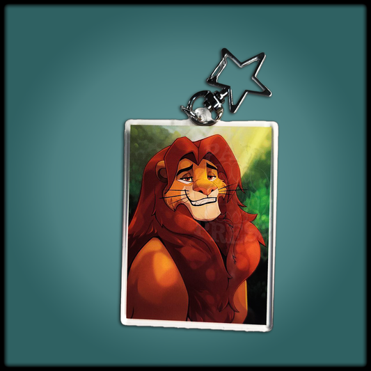 The King of Lions Keychain Charm