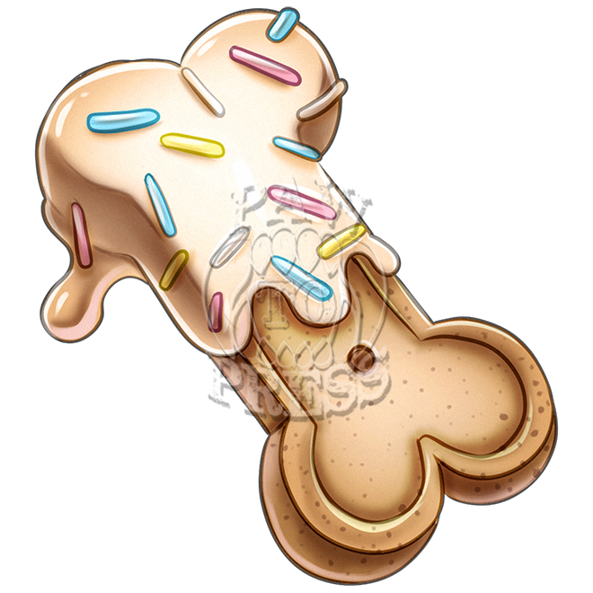 Cake Bone 3" Sticker