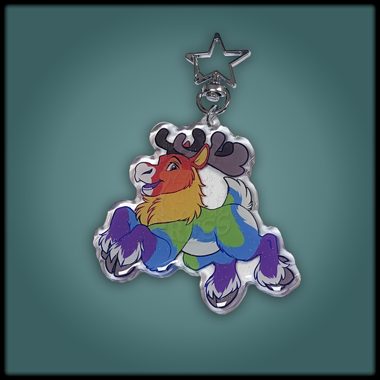 Rain-Bou Keychain Charm