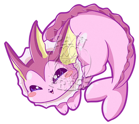Vappy Pink 3" Sticker