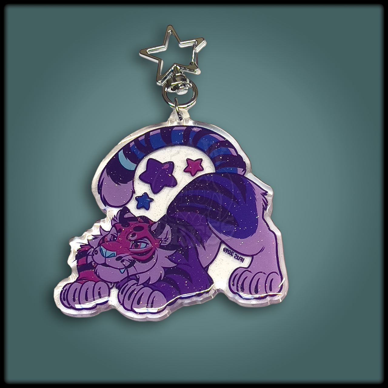 Bi-ger (Pounce) Keychain Charm