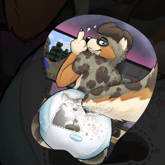 Padded Butt Mousepad (Ergonomic Wrist Support)