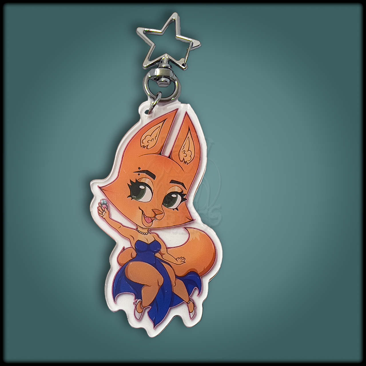 Diane Keychain Charm