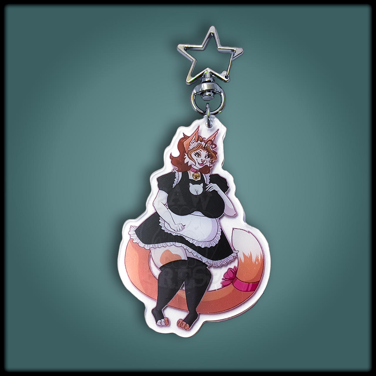 Nubby Maid Keychain Charm