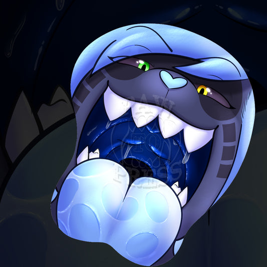 Squeely Maw Mousepad (Ergonomic Wrist Support)