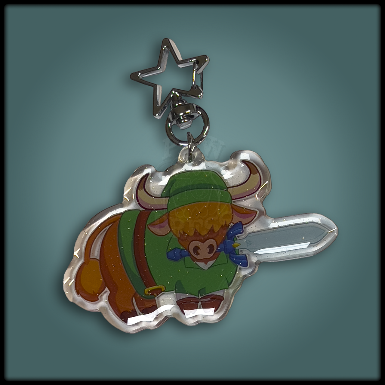 Mini-Moo Keychain Charm