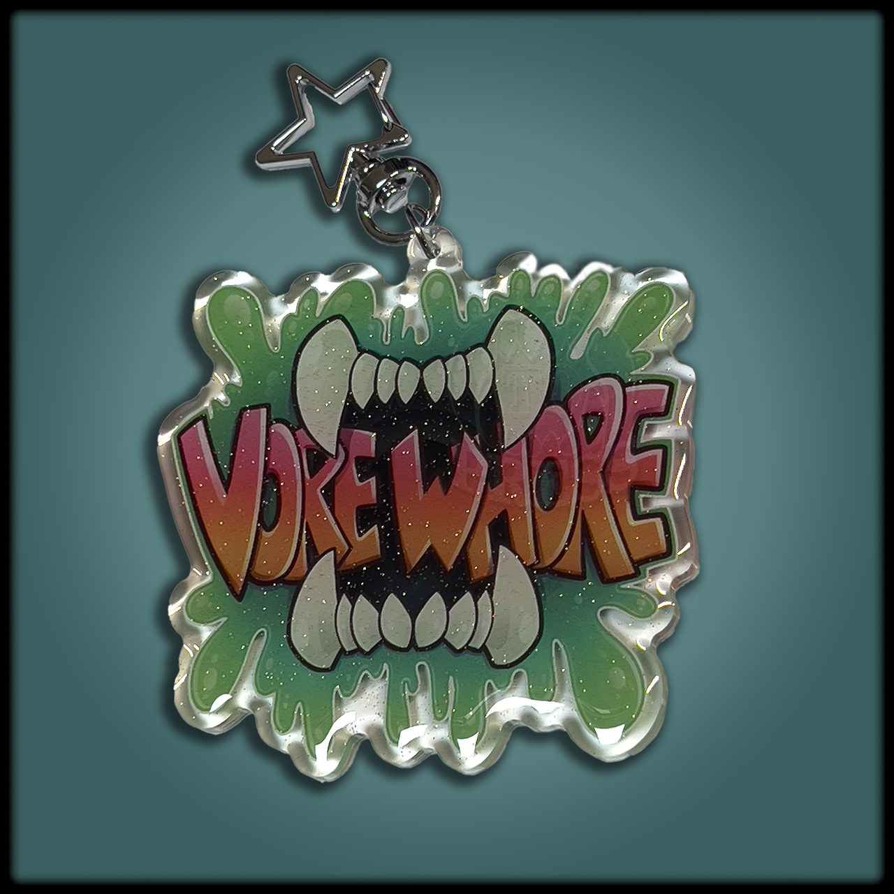 Vore Whore Keychain Charm